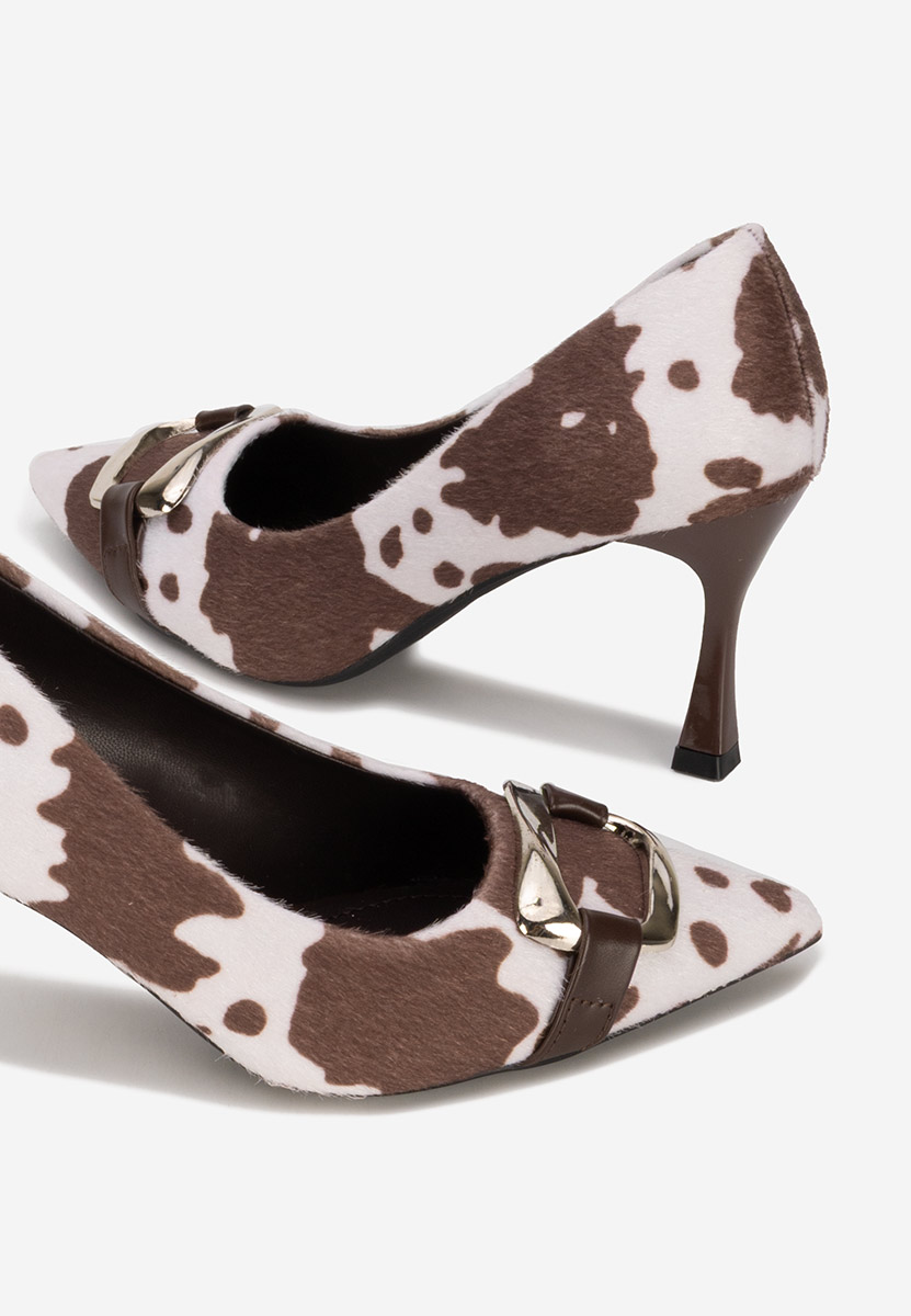 Γόβες στιλέτο Jenita animal print