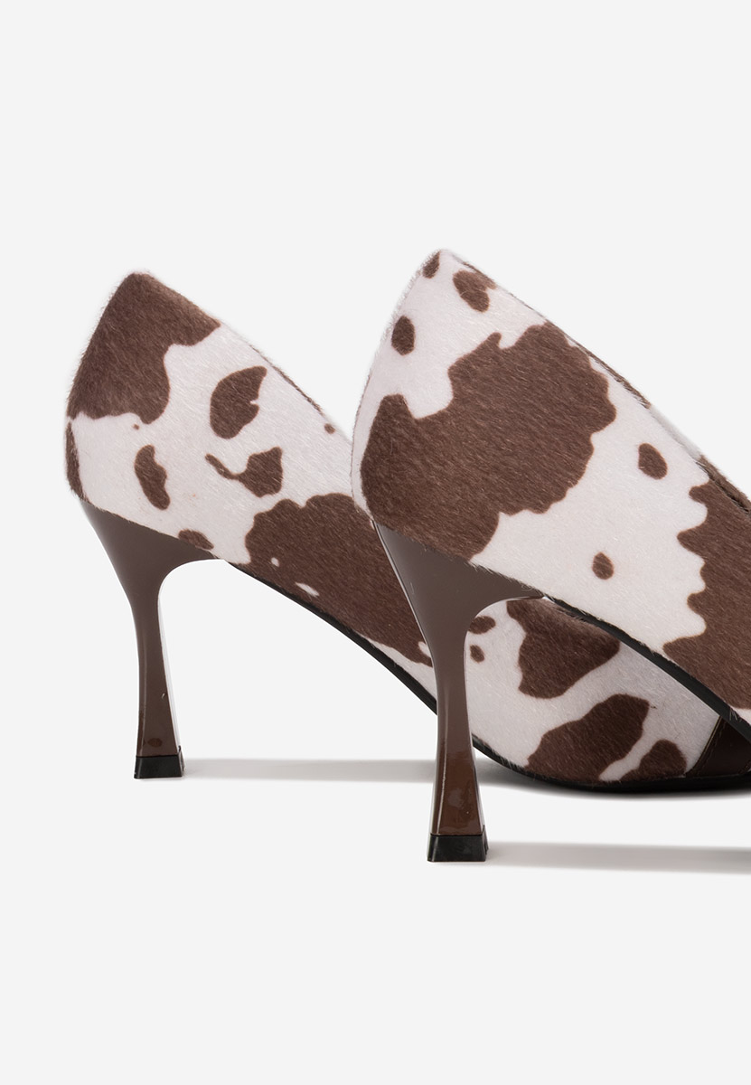 Γόβες στιλέτο Jenita animal print