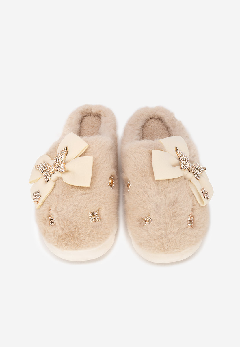 Παντοφλεσ γυναικειεσ χειμερινεσ Solenis μπεζ