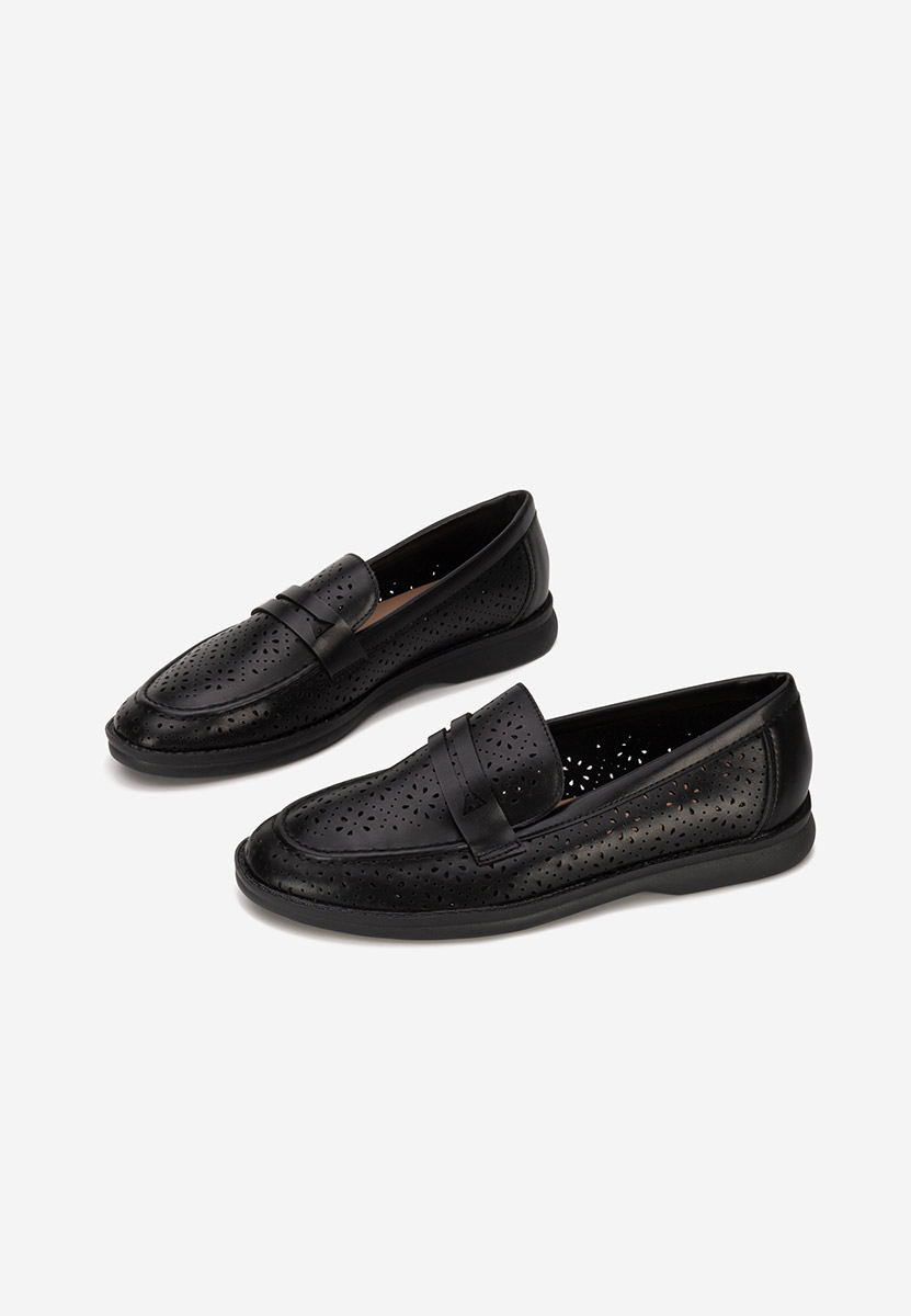 Μοκασίνια  γυναικεια Valtera μαύρα