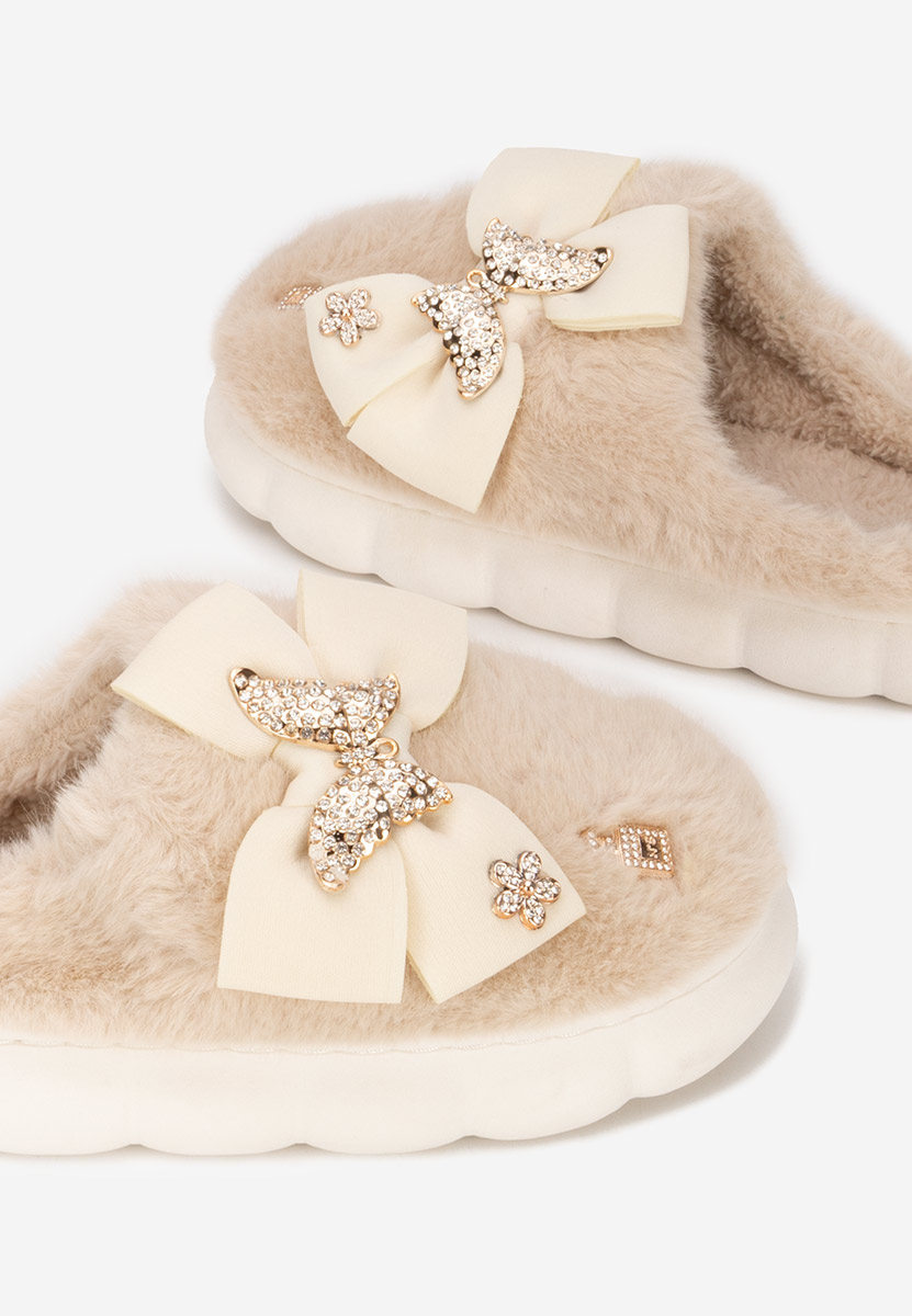 Παντοφλεσ γυναικειεσ χειμερινεσ Solenis μπεζ