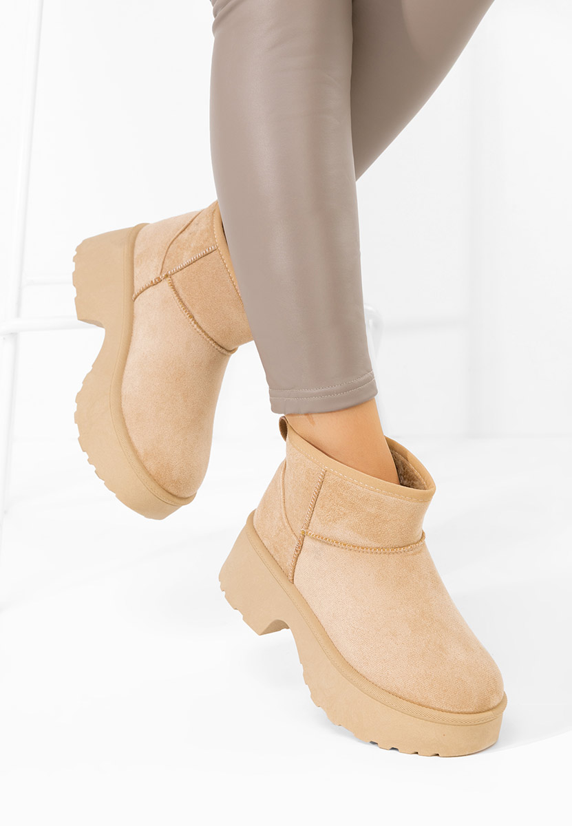 Χειμερινά Αρβυλάκια γυναικείες Tarnia μπεζ