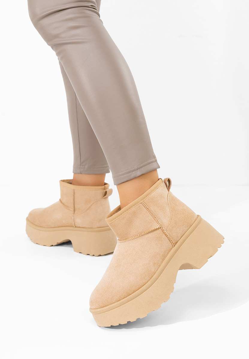 Χειμερινά Αρβυλάκια γυναικείες Tarnia μπεζ