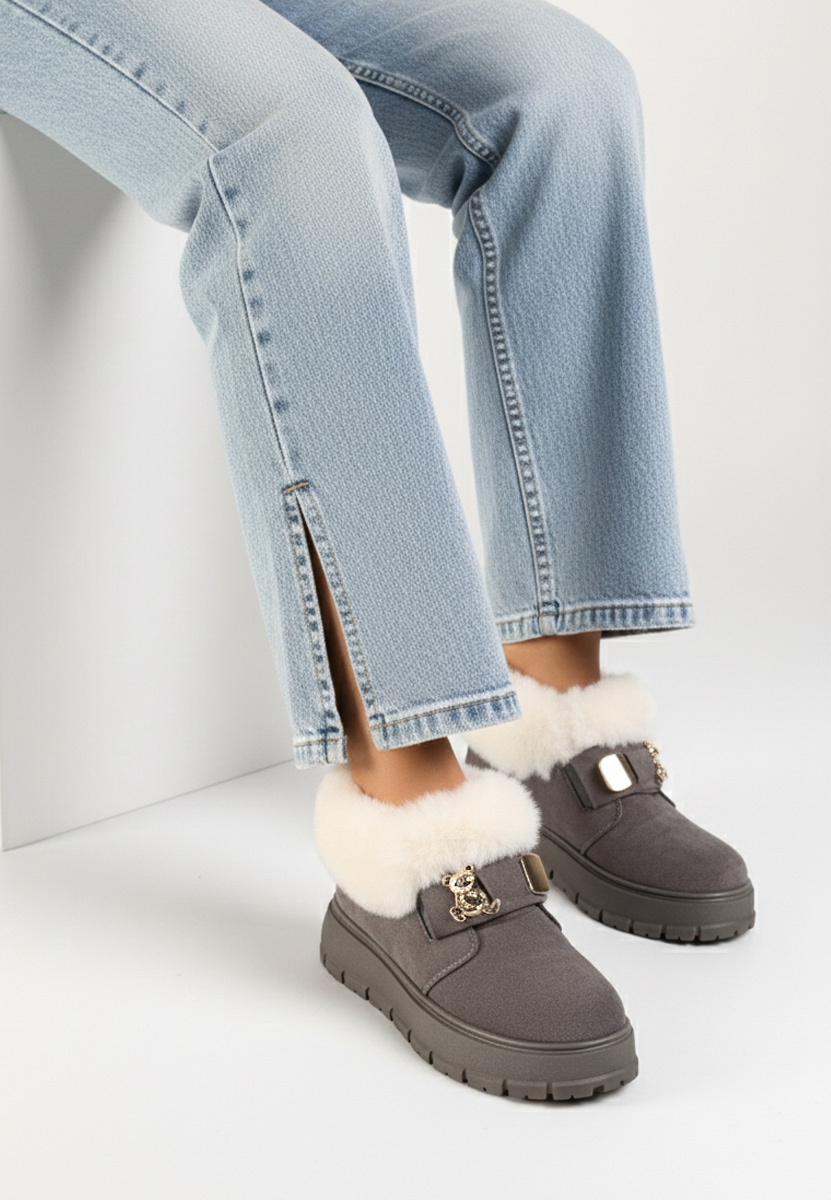 Χειμερινά Αρβυλάκια γυναικείες Amilce γκρι