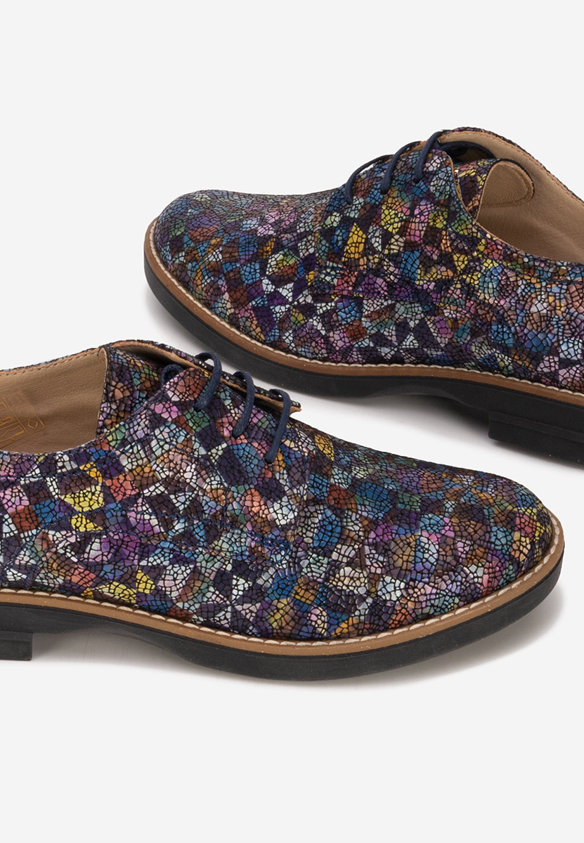 Oxford δερμάτινα γυναικεια Otivera V18 πολυχρωμο