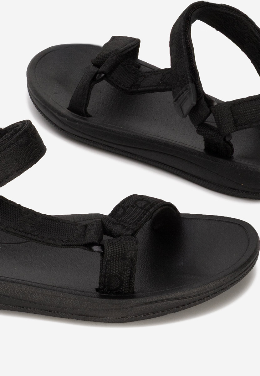 Γυναικεία σανδάλια Landra Μαύρα