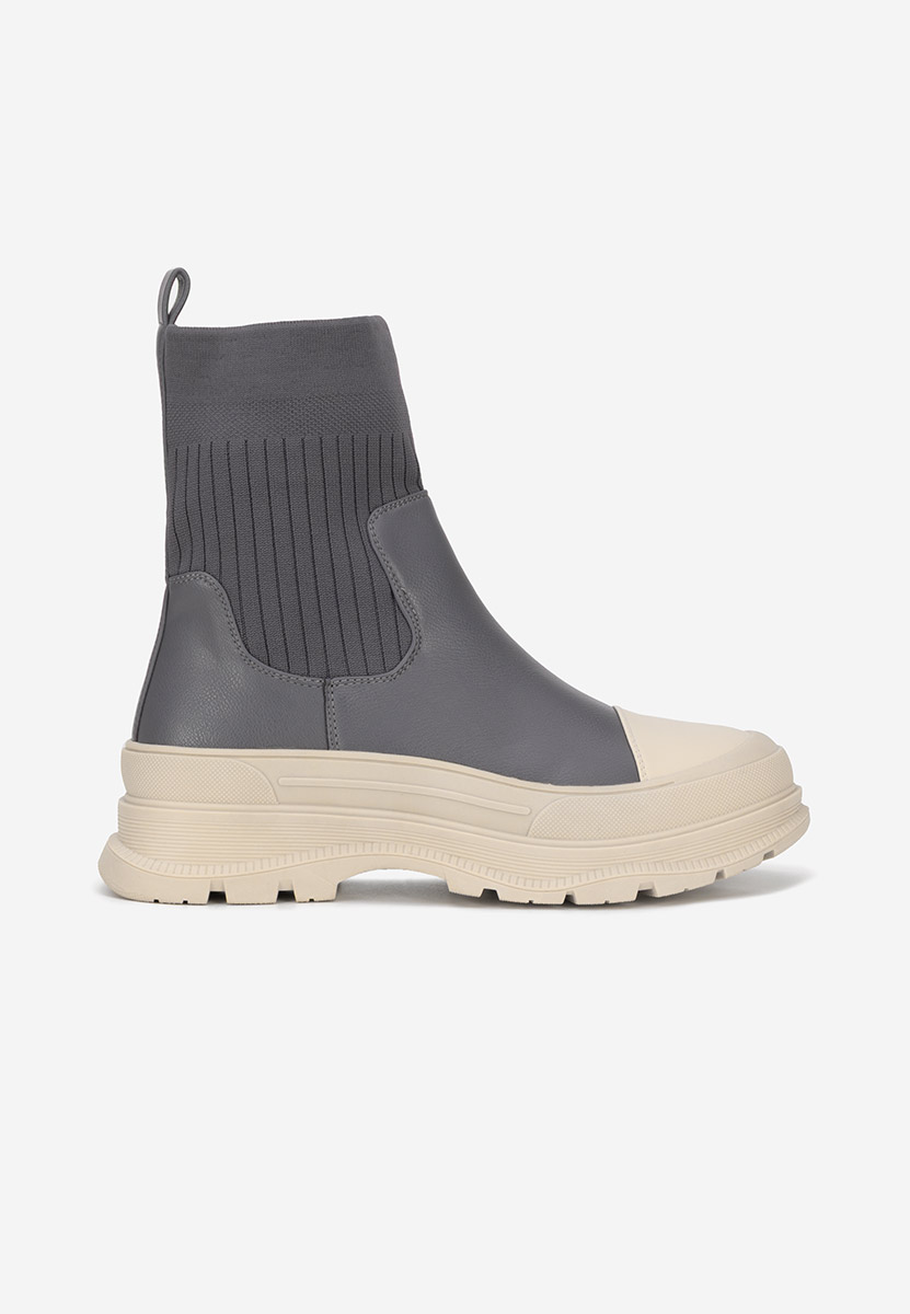 Sneakers με κάλτσα Avalini Γαλάζιο