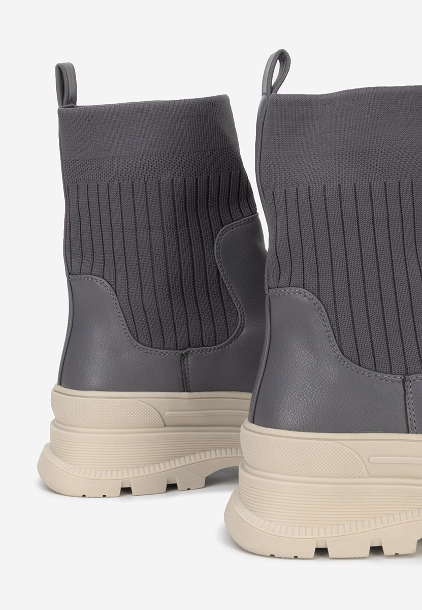 Sneakers με κάλτσα Avalini Γαλάζιο