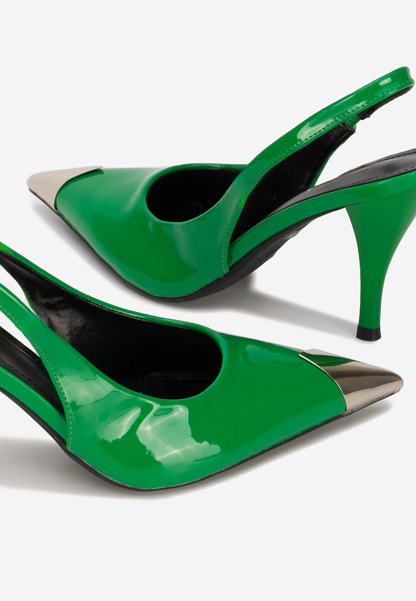 Εξωφτερνες γοβες Rachel πρασινο