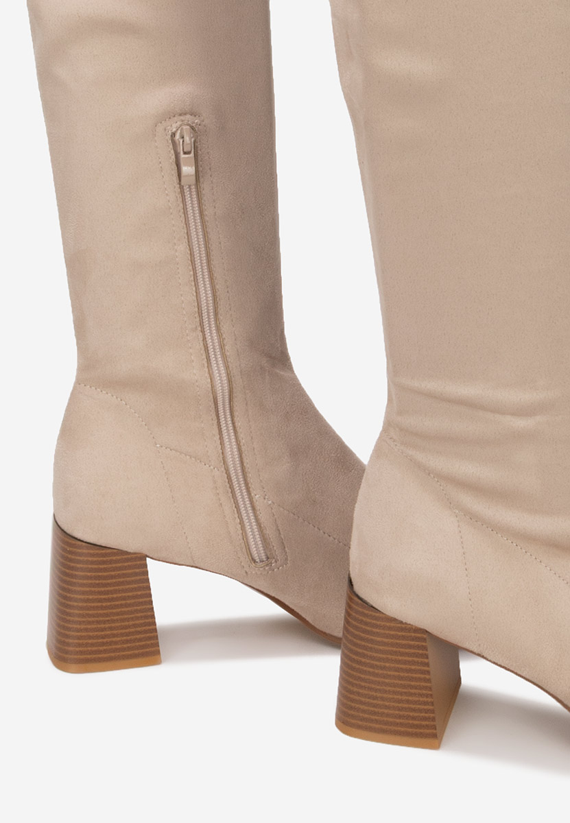 Ψηλές μπότες μπεζ Maciera