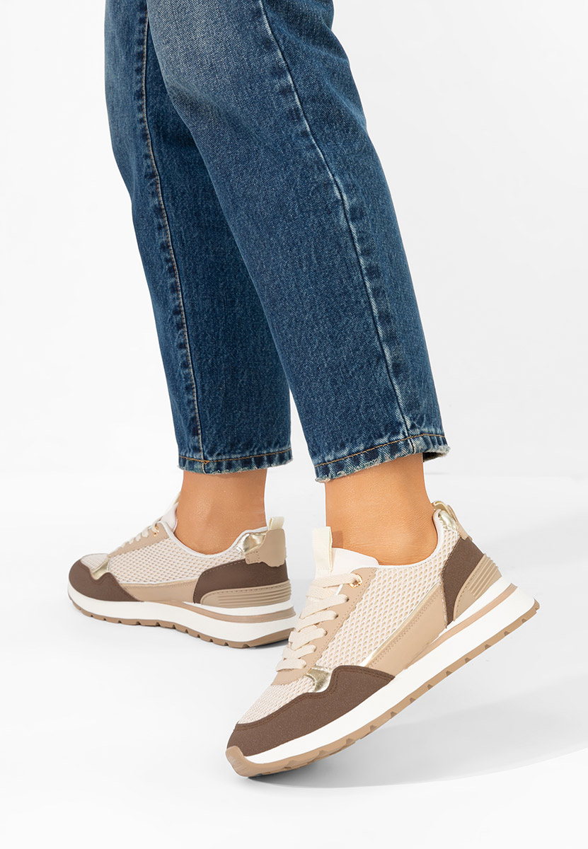 Sneakers γυναικεια Helenia καφε