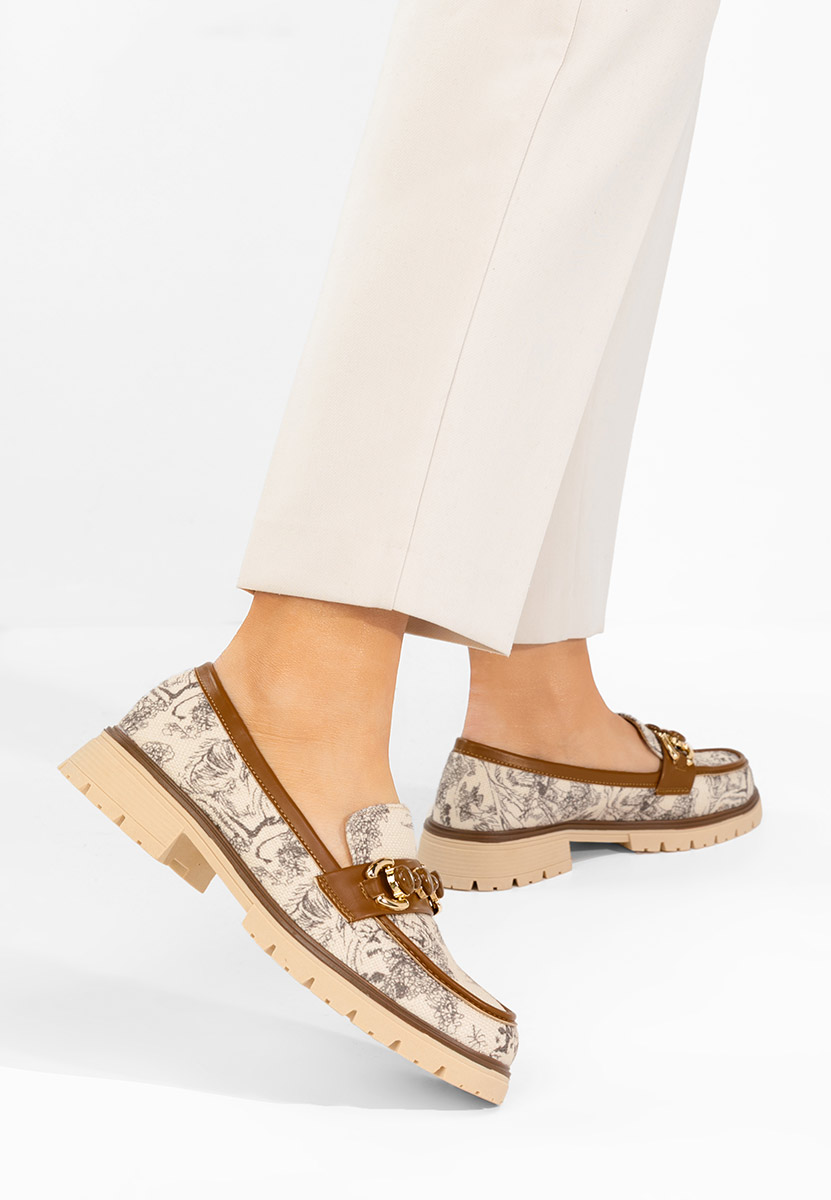 Μοκασίνια γυναικεια Amberlin ταμπά