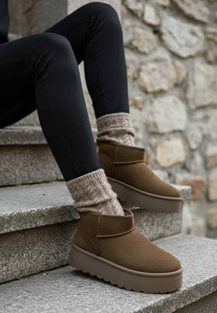 Μπότες τύπου UGG Savieda καφε