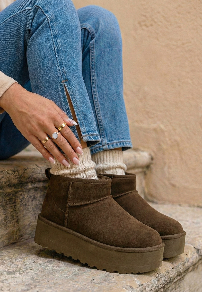 Μπότες τύπου UGG Savieda καφε