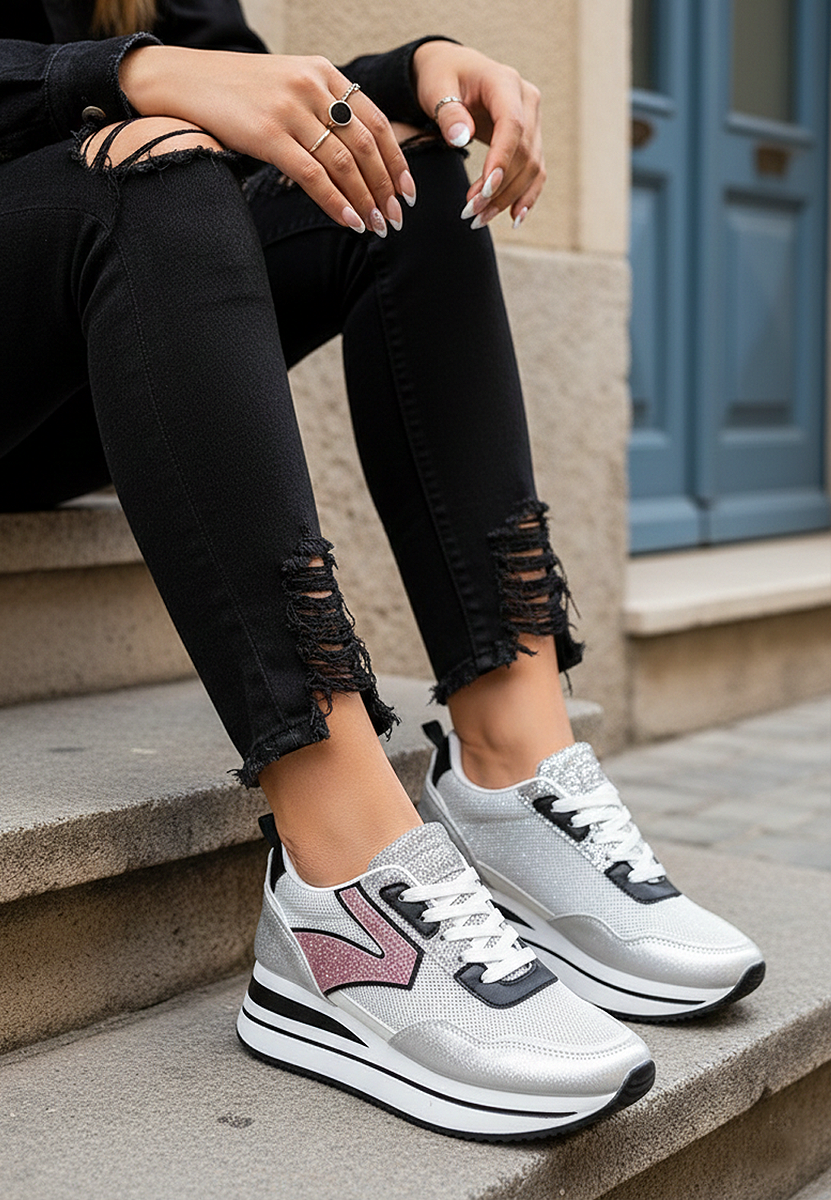 Sneakers γυναικεια Tarika ασιμι