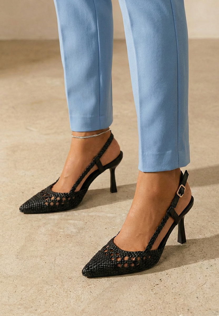 Εξωφτερνες γοβες Heliosa μαύρα