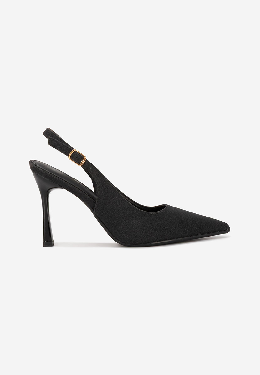 Γόβες slingback Edinea μαύρα