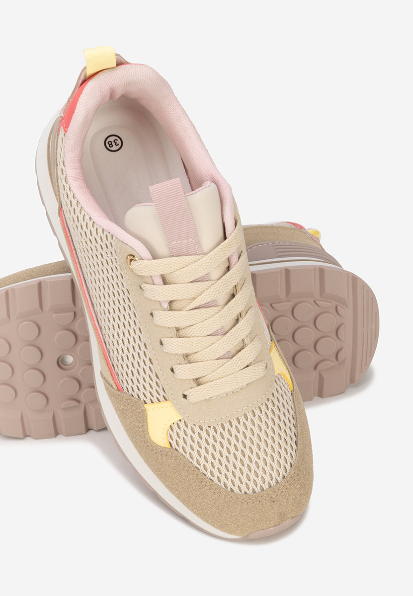 Sneakers γυναικεια Helenia μπεζ