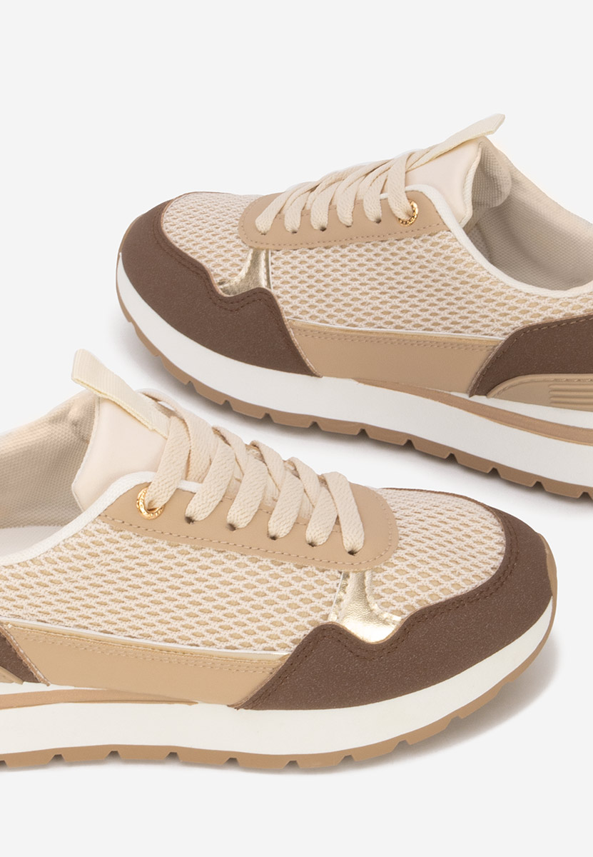 Sneakers γυναικεια Helenia καφε