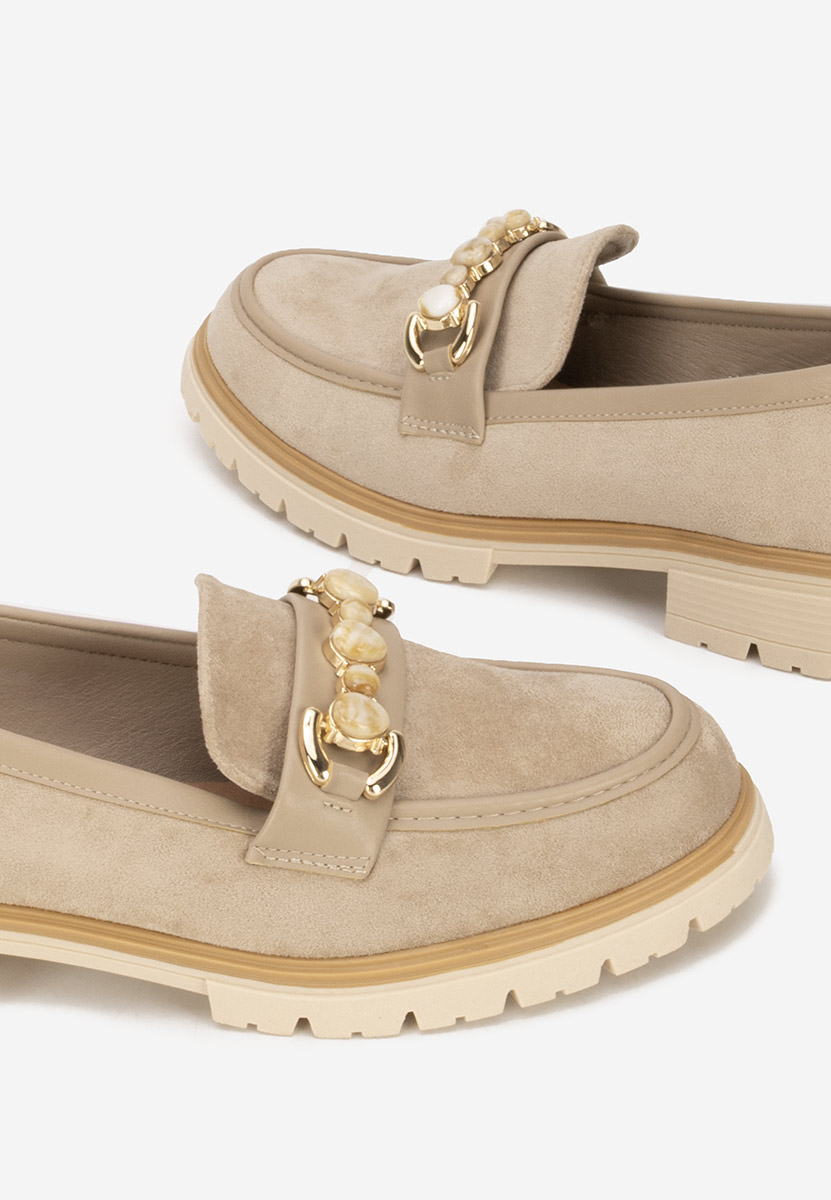 Μοκασίνια γυναικεια Amberlin χακι