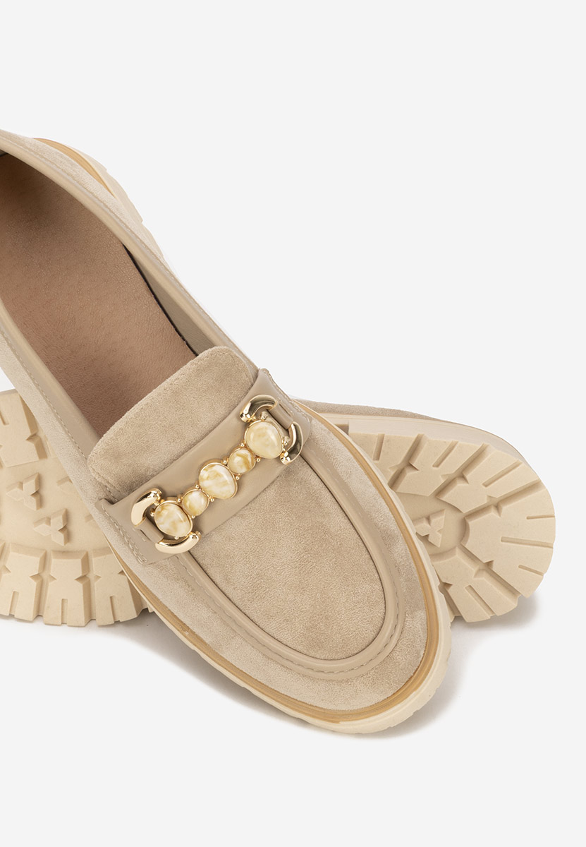 Μοκασίνια γυναικεια Amberlin χακι