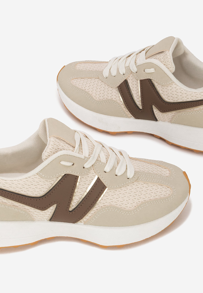 Sneakers γυναικεια Arkana μπεζ
