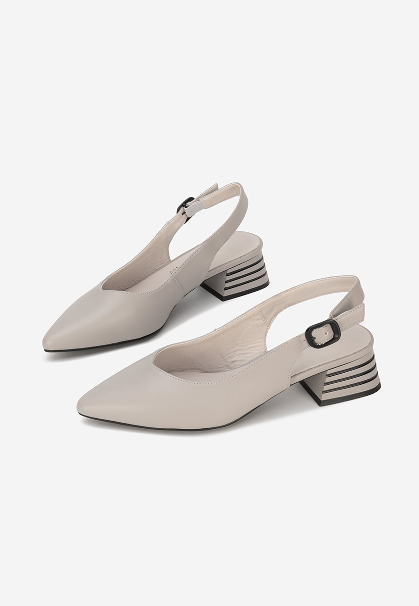 Γόβες slingback Ranina γκρι