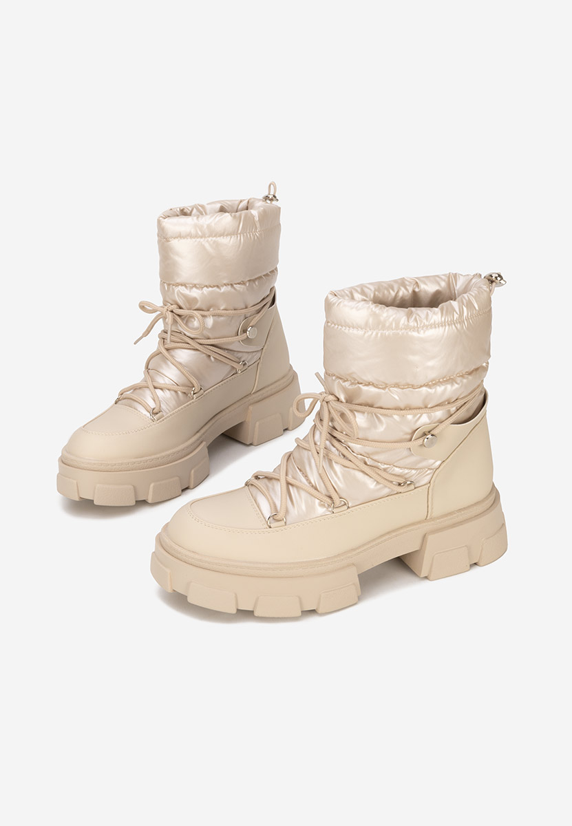 Γυναικείες Μπότες Χιονιού μπεζ Izbora