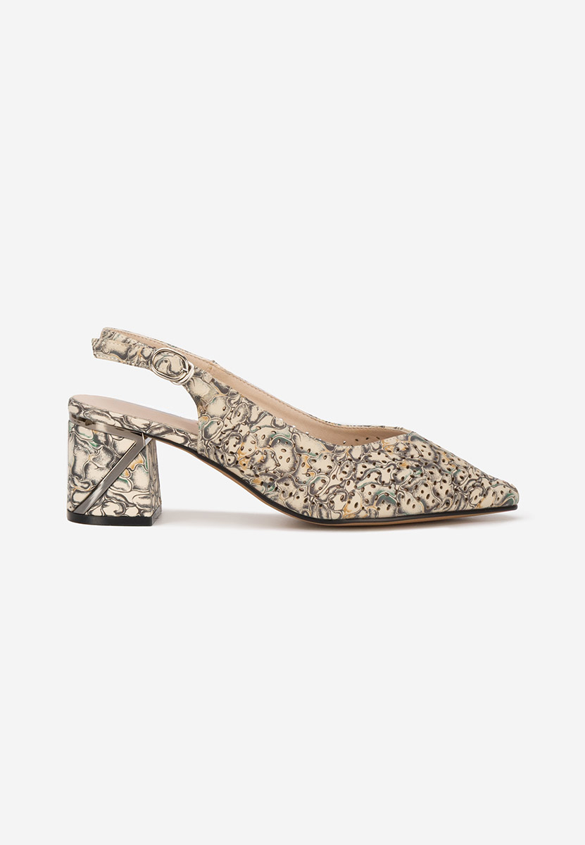 Γόβες slingback Fermina πολυχρωμο