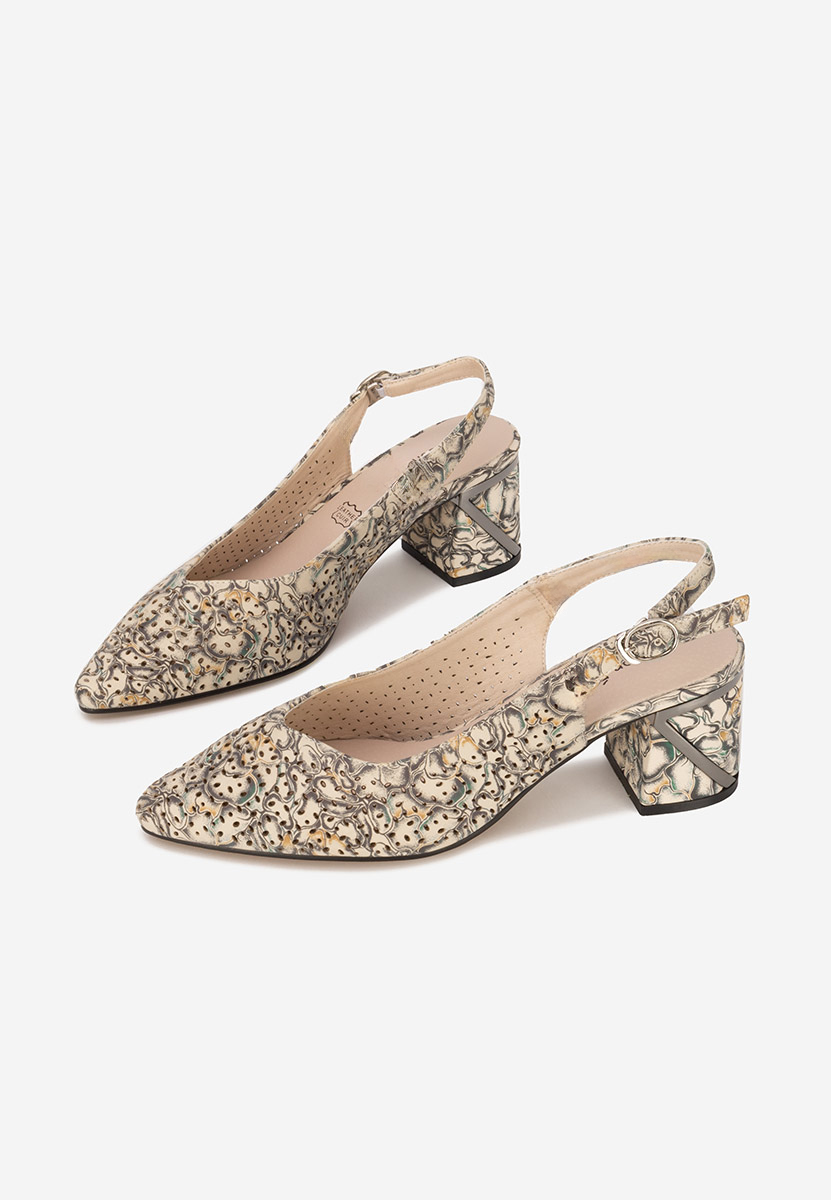Γόβες slingback Fermina πολυχρωμο