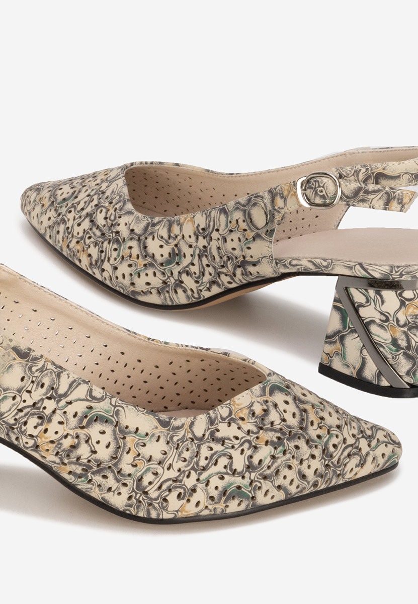 Γόβες slingback Fermina πολυχρωμο