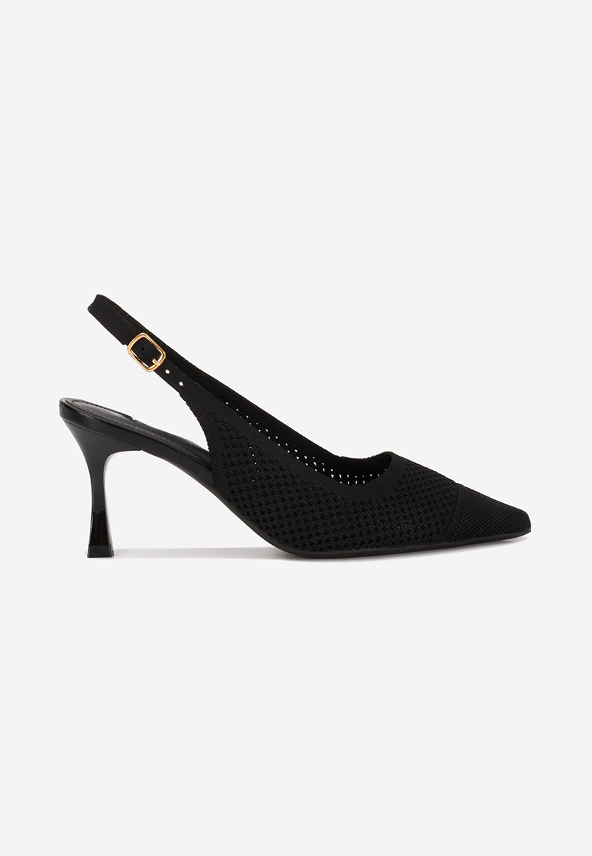 Γόβες slingback Veliria μαύρα