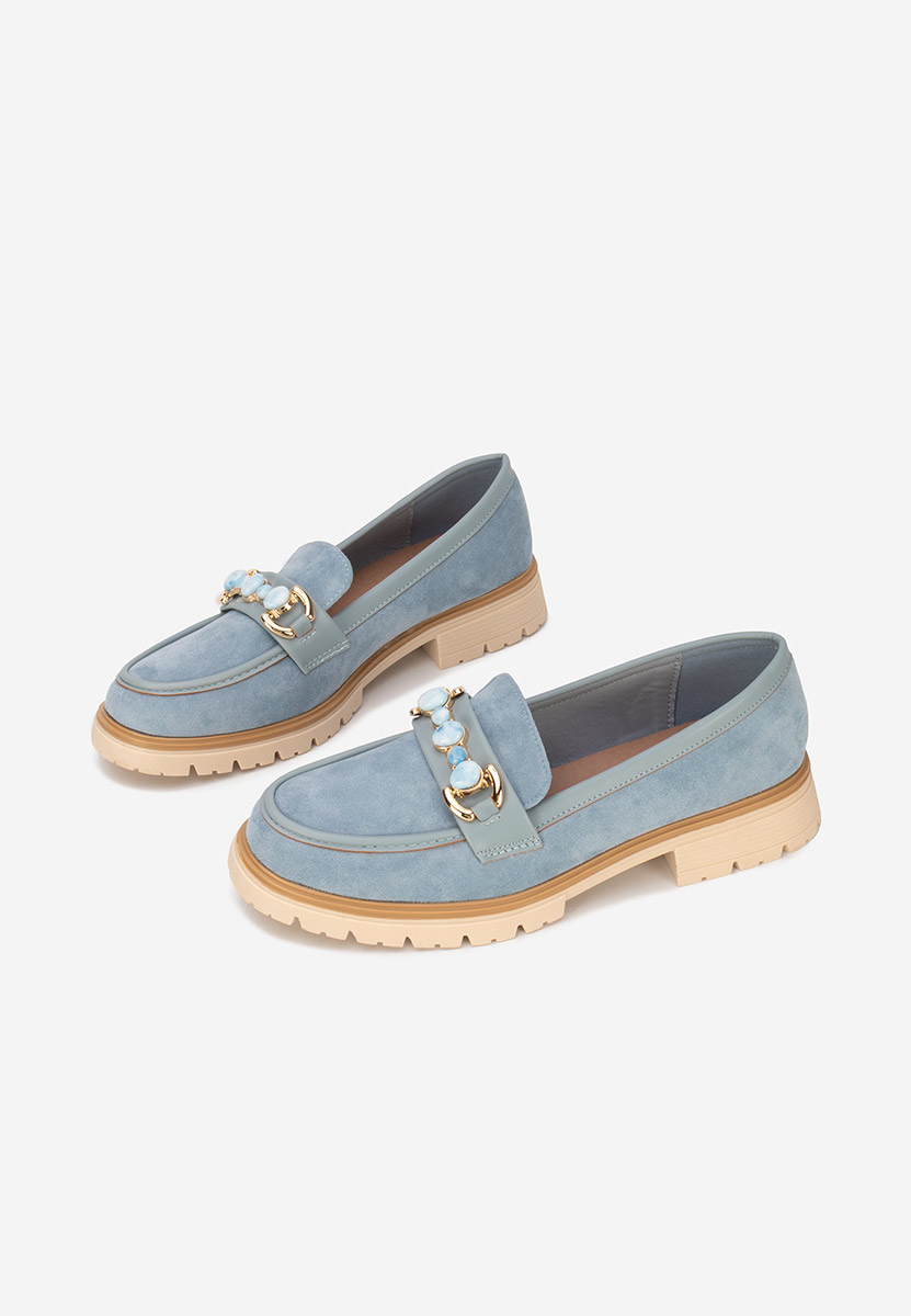 Μοκασίνια γυναικεια Amberlin μπλε