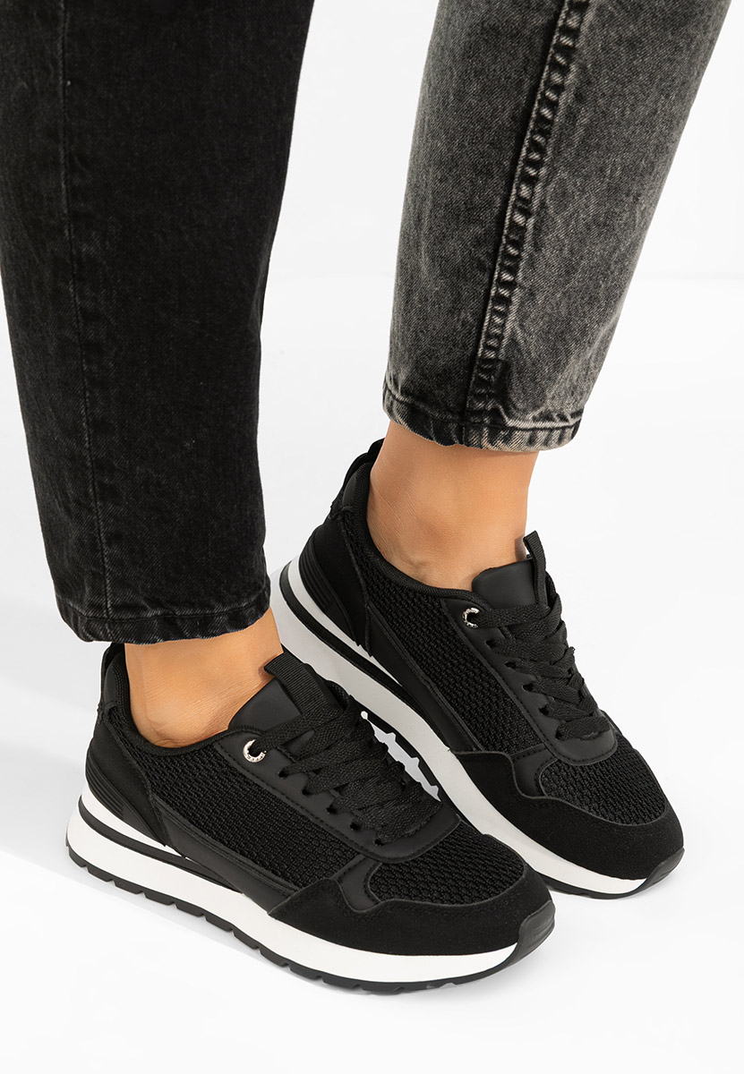 Sneakers γυναικεια Helenia μαύρα