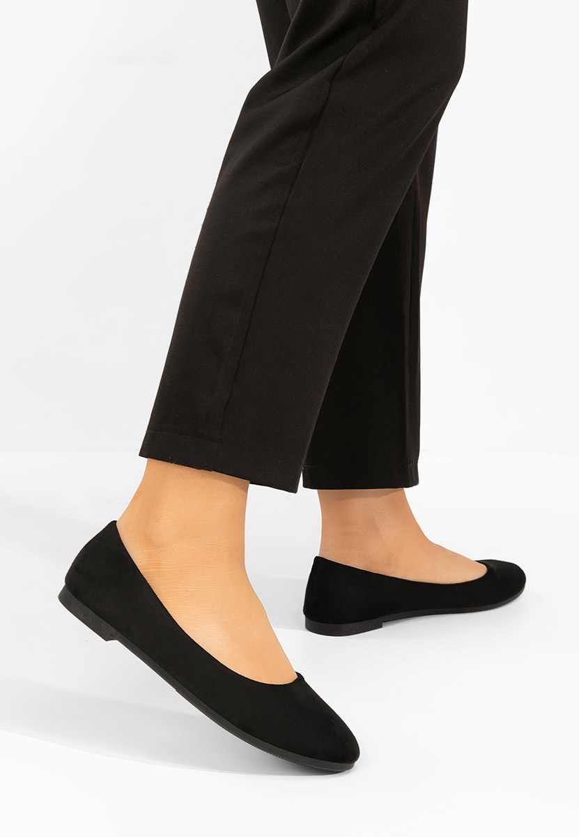 Γυναικείες μπαλαρίνες Agappia μαύρα