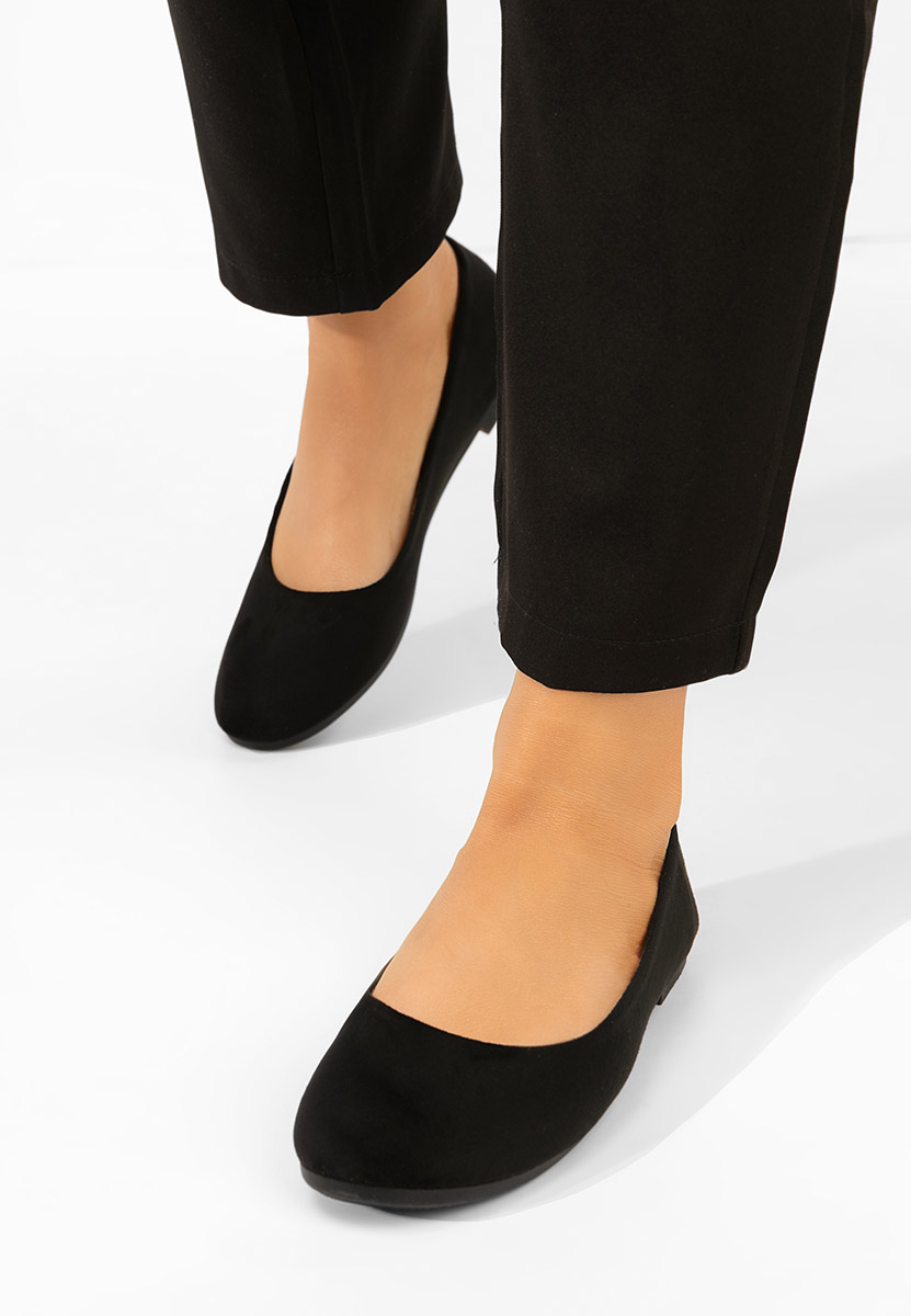 Γυναικείες μπαλαρίνες Agappia μαύρα