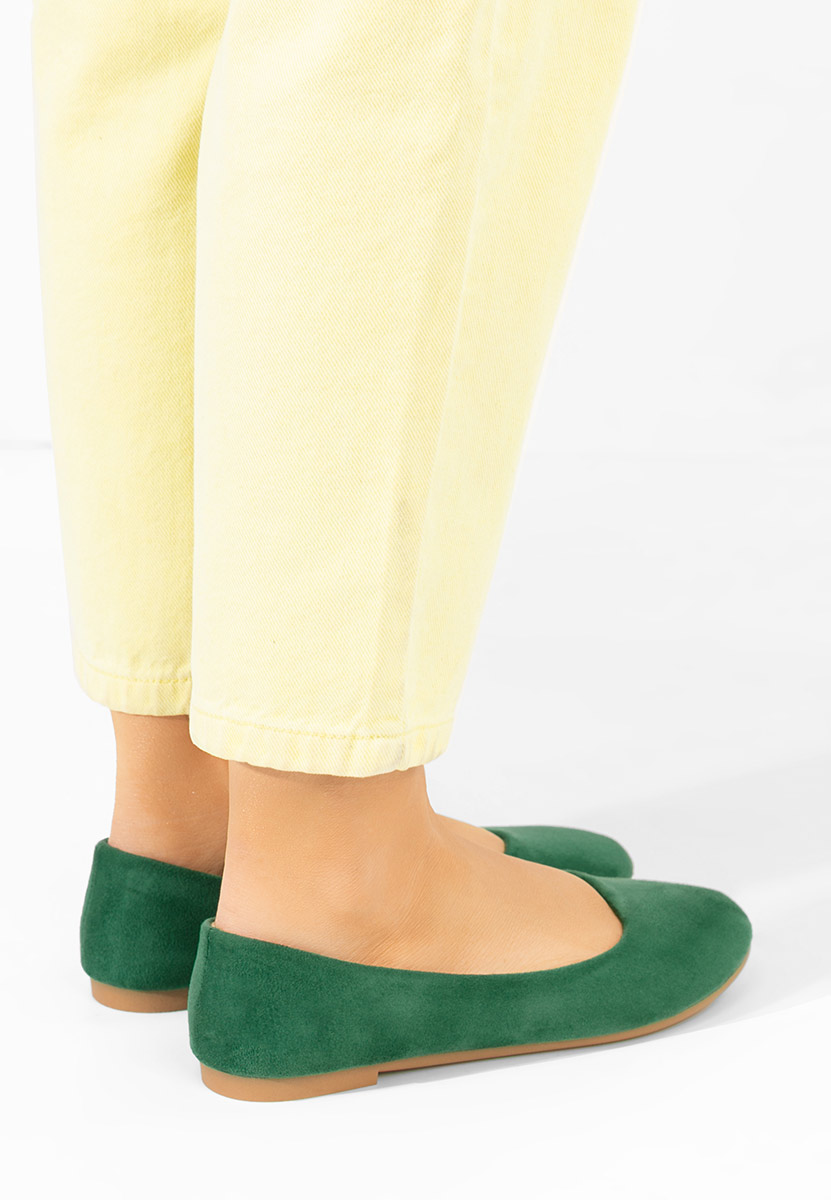 Γυναικείες μπαλαρίνες Agappia πρασινο