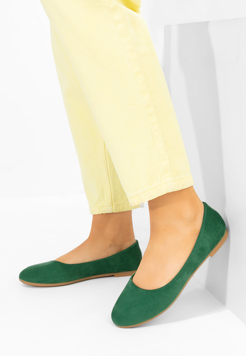 Γυναικείες μπαλαρίνες Agappia πρασινο