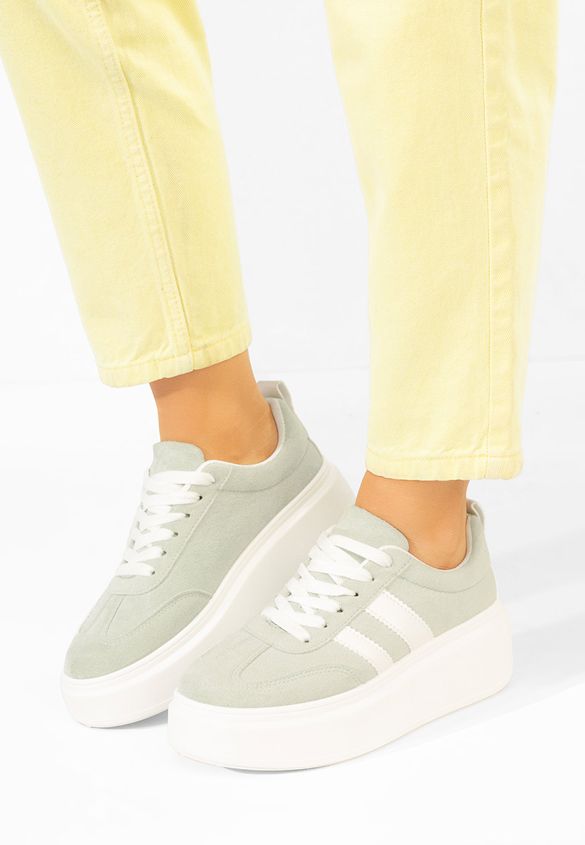 Sneakers με πλατφόρμα Semana πρασινο