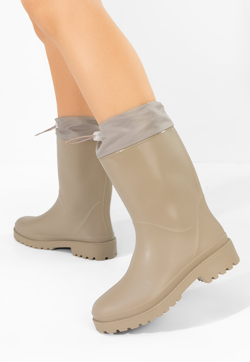 Μπότες βροχής Zunaira μπεζ