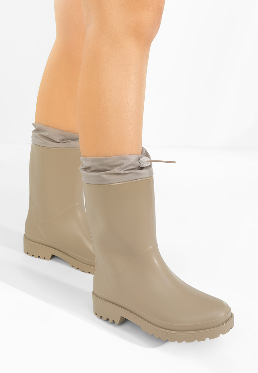 Μπότες βροχής Zunaira μπεζ
