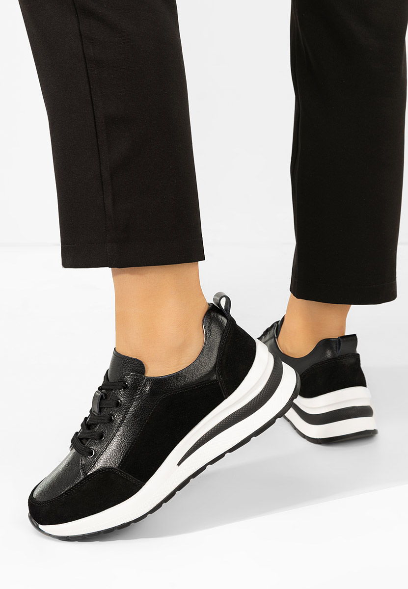 Sneakers με πλατφόρμα Janelia μαύρα