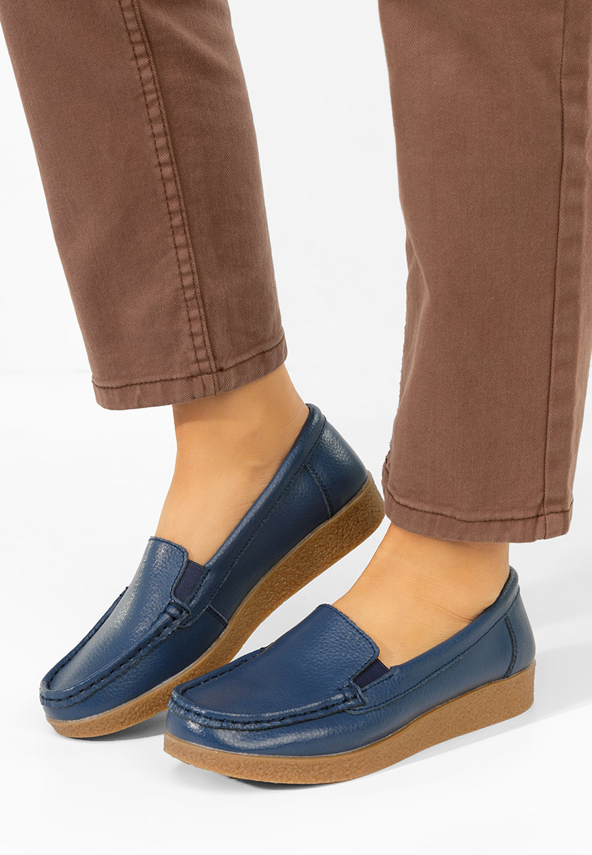 Δερμάτινα μοκασινια γυναικεια Nerida Νειβι