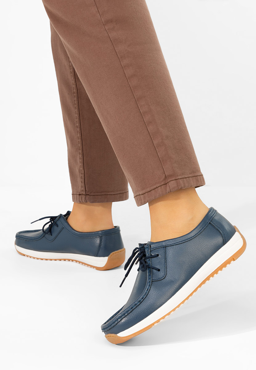 Δερμάτινα μοκασινια γυναικεια Solenia Νειβι