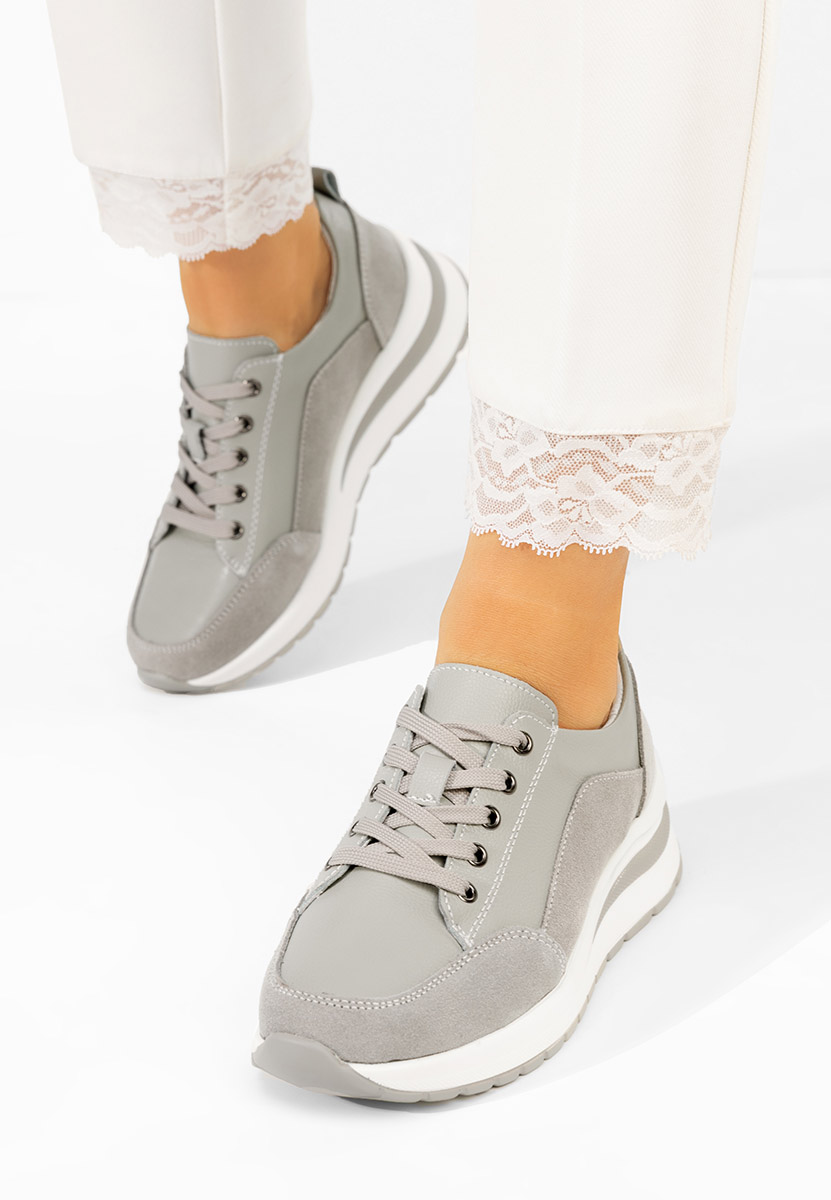 Sneakers με πλατφόρμα Janelia γκρι