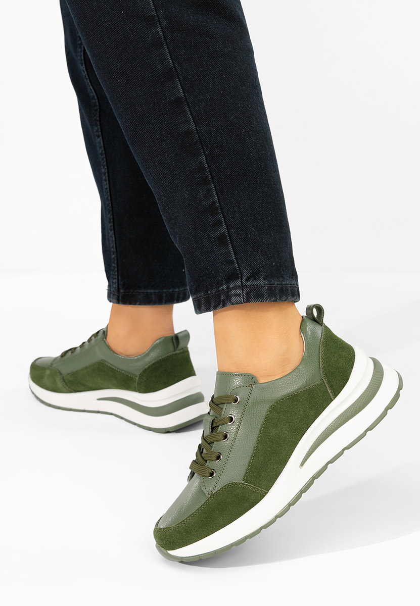 Sneakers με πλατφόρμα Janelia πρασινο