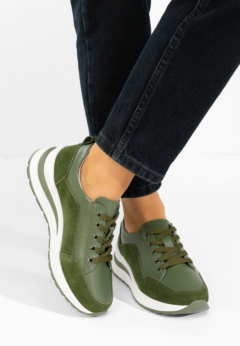 Sneakers με πλατφόρμα Janelia πρασινο