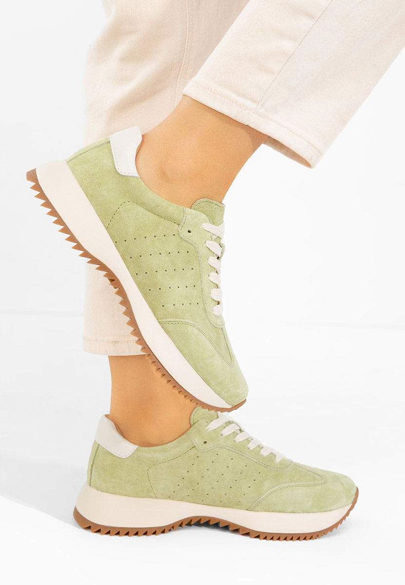 Sneakers γυναικεια δερματινα Yasminia πρασινο