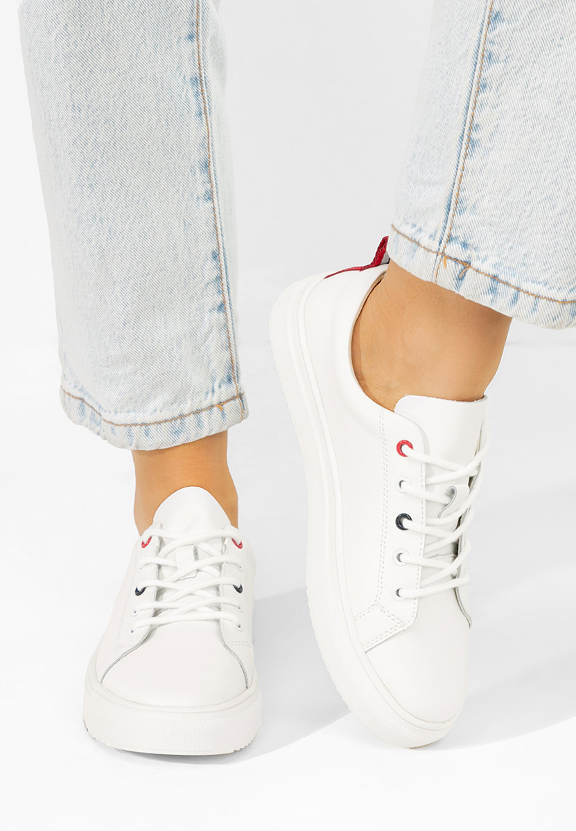 Παπούτσια Casual Cataleia λευκά