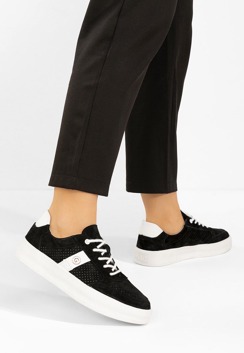 Sneakers γυναικεια δερματινα Jayne μαύρα